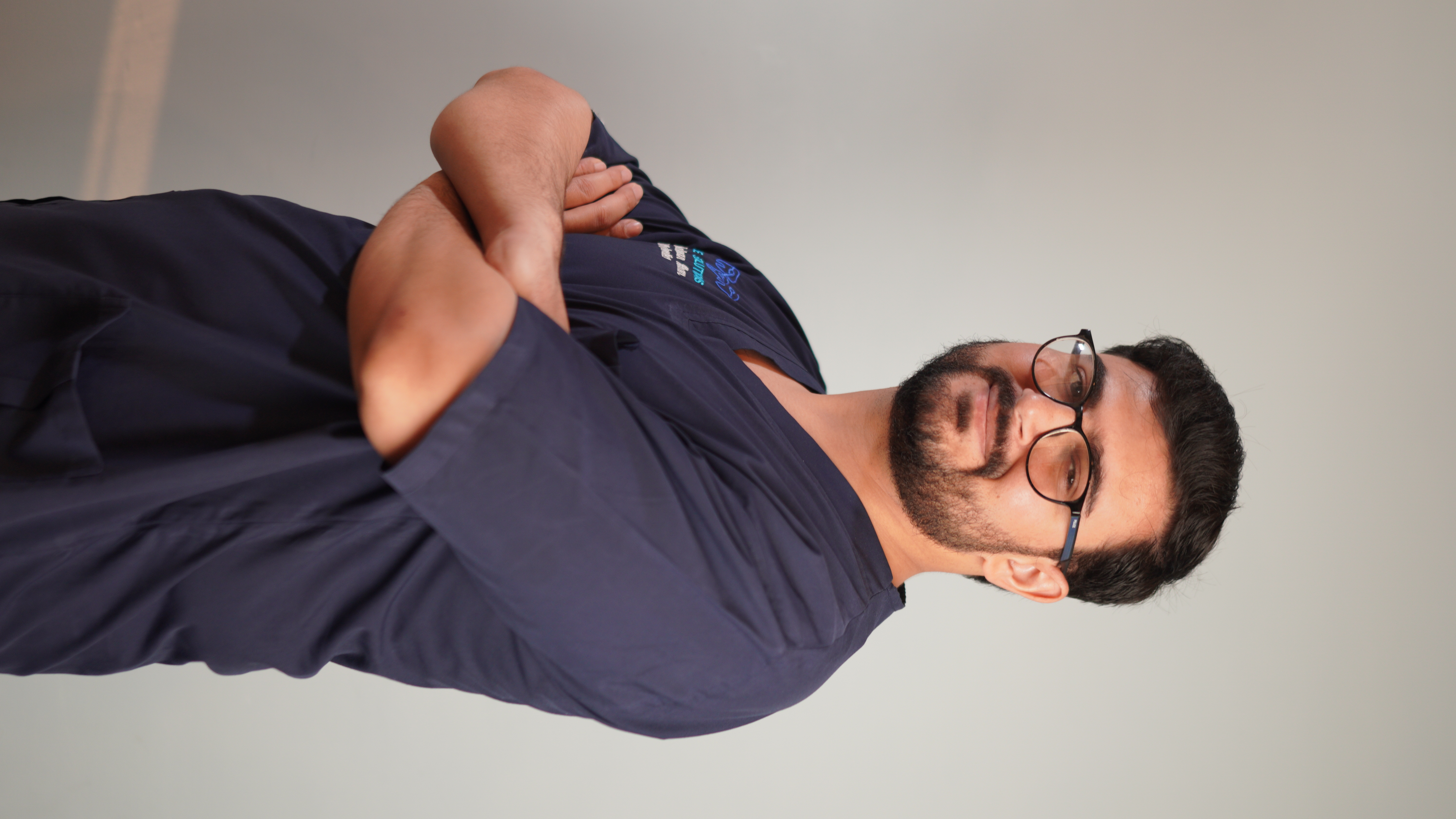 Friendly dentist at Smile Solutions